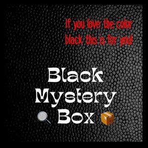 Ladies Black Jewelry Mystery Box 8pcs